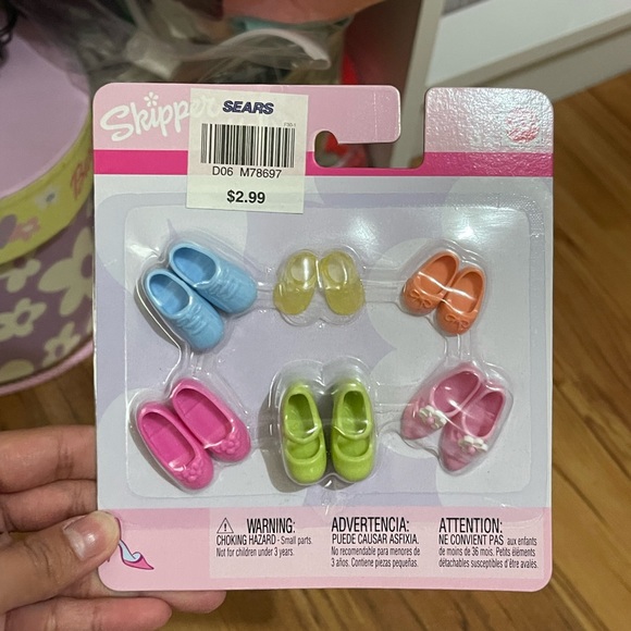 Barbie Skipper Stacie and Kelly shoes set lot of 4 - Picture 2 of 5